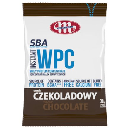 MLEKOVITA KONCENTRAT BIAŁKA SBA WPC CZEKOLADOWY 30g