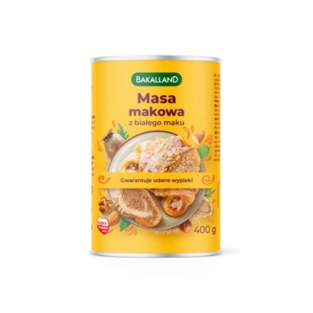 BAKALLAND MASA MAKOWA BIAŁA 400g