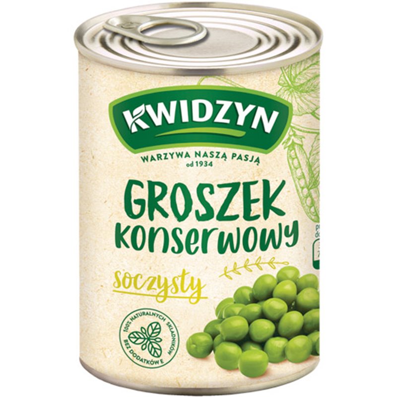 KWIDZYŃ GROSZEK KONSERWOWY 400g