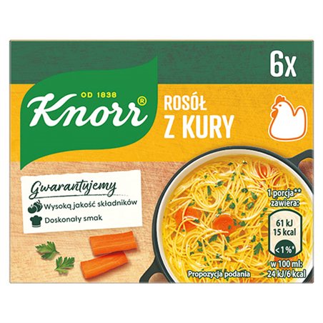 KNORR BULION ROSÓŁ Z KURY 60g