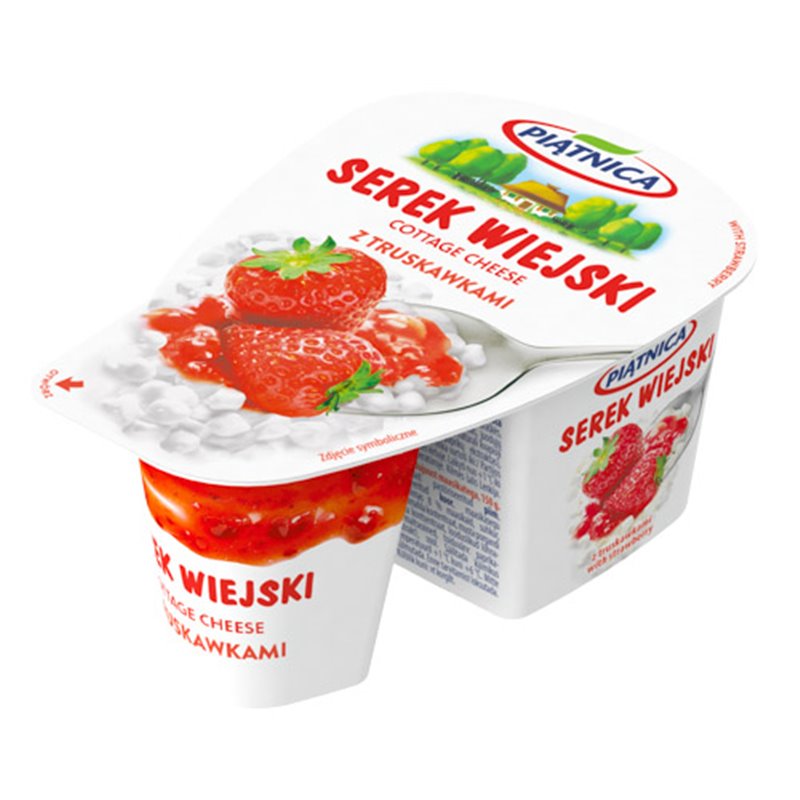 PIĄTNICA SEREK WIEJSKI Z TRUSKAWKAMI 150g