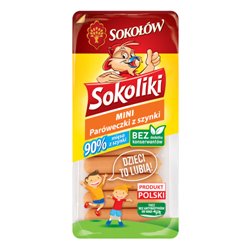 SOKOŁÓW PARÓWKI SOKOLIKI Z SZYNKI MINI 140g
