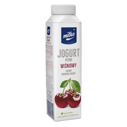 MLEKPOL JOGURT PITNY MILKO WIŚNIA 330g