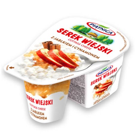 PIĄTNICA SEREK WIEJSKI JABŁKO CYNAMON 150g