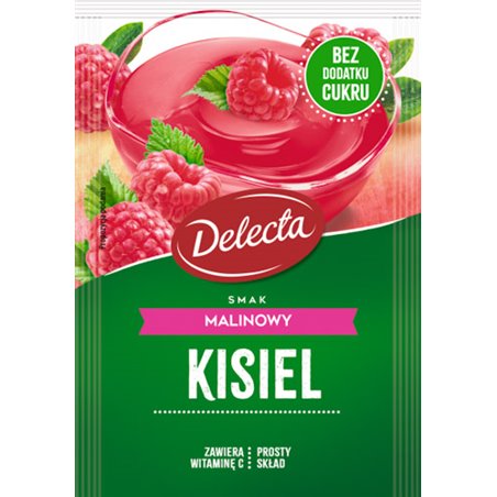 DELECTA KISIEL MALINA 38g