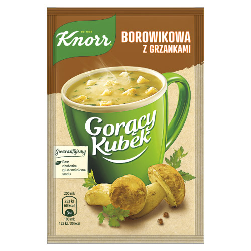KNORR ZUPA GORĄCY KUBEK BOROWIKOWA Z GRZANKAMI 15g