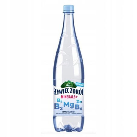 ŻYWIEC ZDRÓJ WODA MINERALS+GAZ 1,2L