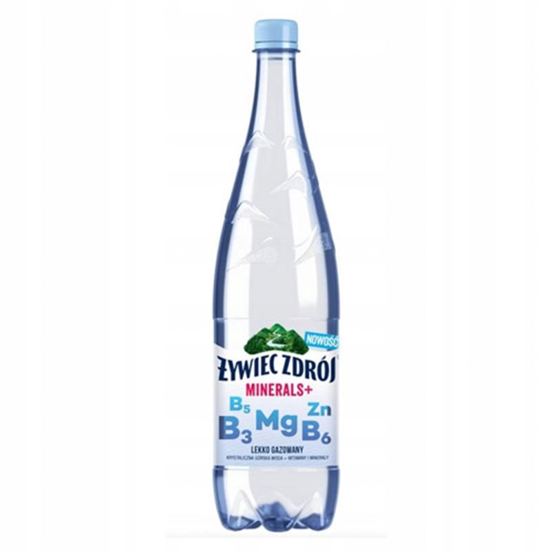 ŻYWIEC ZDRÓJ WODA MINERALS+GAZ 1,2L