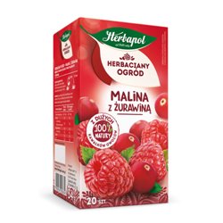 HERBAPOL HERBATA HERBACIANY OGRÓD MALINA Z ŻURAWINĄ 20x2,7g 54g
