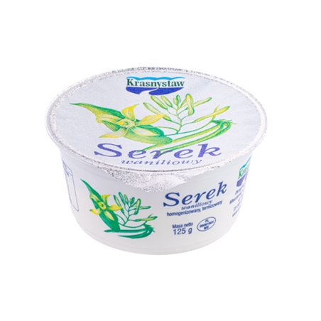 KRASNYSTAW SEREK HOMOGENIZOWANY WANILIOWY 125g