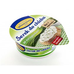 WŁOSZCZOWA SEREK DO CHLEBA ZE SZCZYPIORKIEM 100g