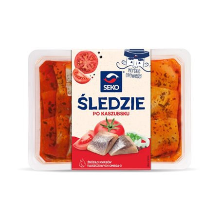 SEKO FILETY ŚLEDZIOWE KORECZKI PO KASZUBSKU 500g