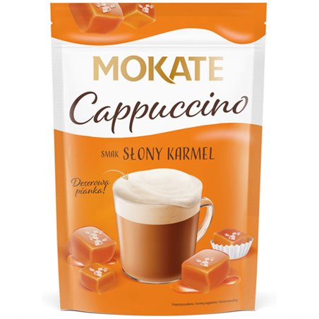 MOKATE CAPPUCCINO STRUNA SŁONY KARMEL 110g