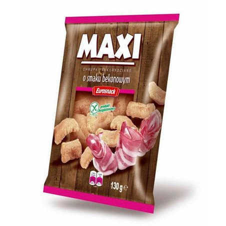 EUROSNACK CHRUPKI MAXI BEKONOWE 130g