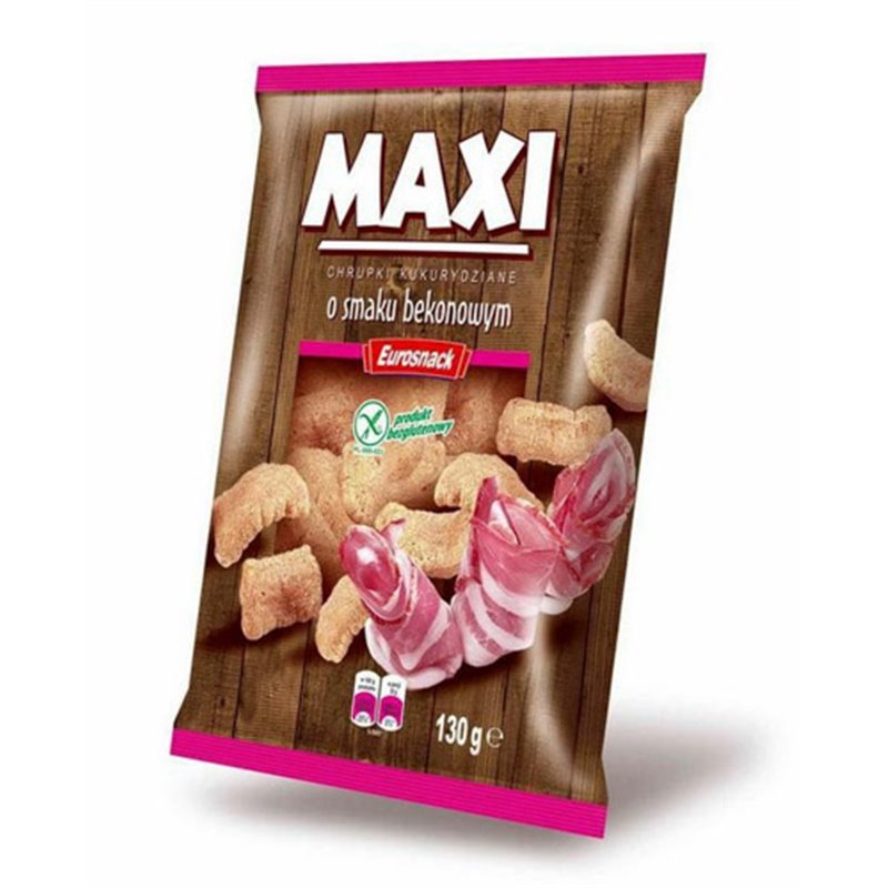 EUROSNACK CHRUPKI MAXI BEKONOWE 130g