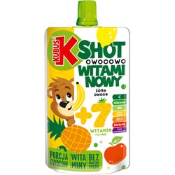 KUBUŚ MUS SHOT WITAMIN ZŁOTE OWOCE 100g