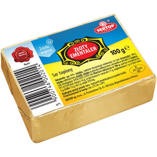 SERTOP SER TOPIONY KOSTKA EMENTALER 100g