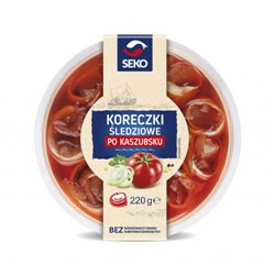 SEKO FILETY ŚLEDZIOWE KORECZKI PO KASZUBSKU 220g