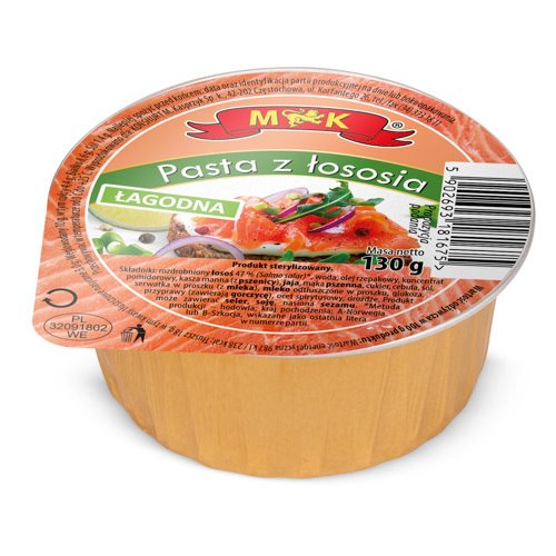 M&K PASTA Z ŁOSOSIA PIKANTNA 130g