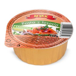 M&K PASTA Z ŁOSOSIA PIKANTNA 130g
