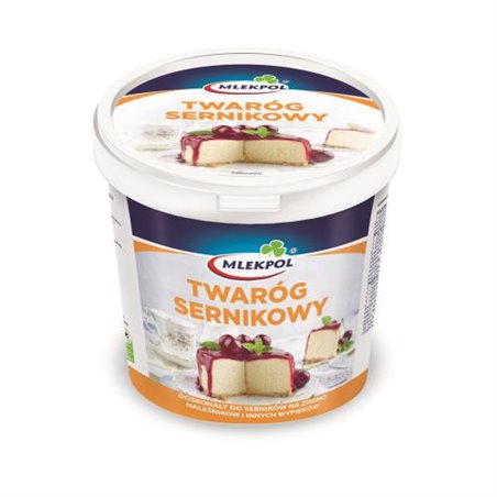 MLEKPOL SER TWARÓG SERNIKOWY 1KG