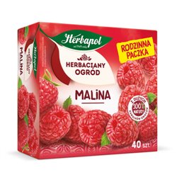 HERBAPOL HERBATA HERBACIANY OGRÓD MALINA RODZINNA 40x2,7g 108g