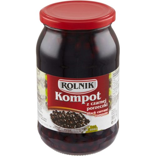 ROLNIK KOMPOT CZARNEJ PORZECZKI 850g/900ml