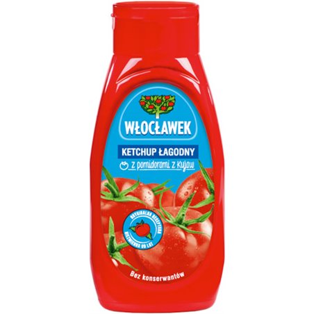 WOCŁAWEK KETCHUP ŁAGODNY 480g