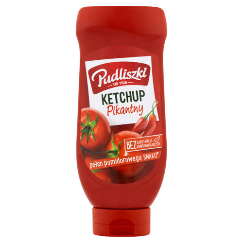 PUDLISZKI KETCHUP PIKANTNY 480g