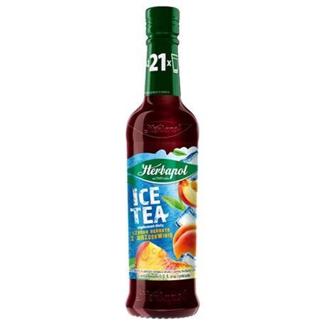 HERBAPOL SYROP ICE TEA CZARNA Z BRZOSKWINIĄ 420ml