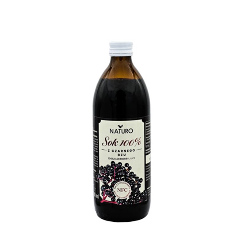 NATURA SYROP Z CZARNEGO BZU 100% NFC 500ml