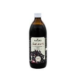 NATURA SYROP Z CZARNEGO BZU 100% NFC 500ml