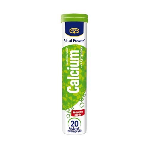 KRUGER TABLETKI MUSUJĄCE CALCIUM 84g