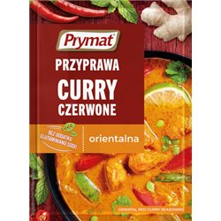 PRYMAT PRZYPRAWA CURRY CZERWONA 20g