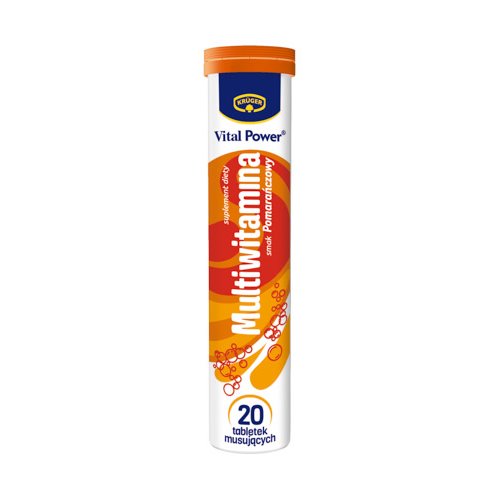 KRUGER TABLETKI MUSUJĄCE MULTIWITAMINA 90g