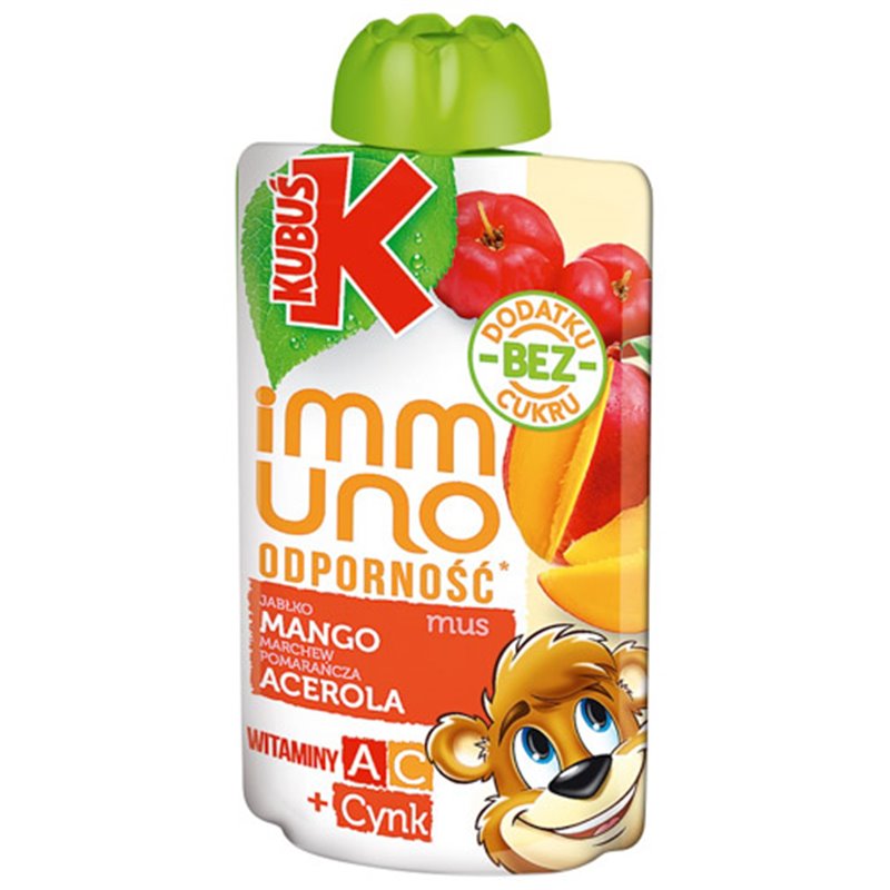 KUBUŚ MUS IMMUNO MANGO ACEROLA 100g