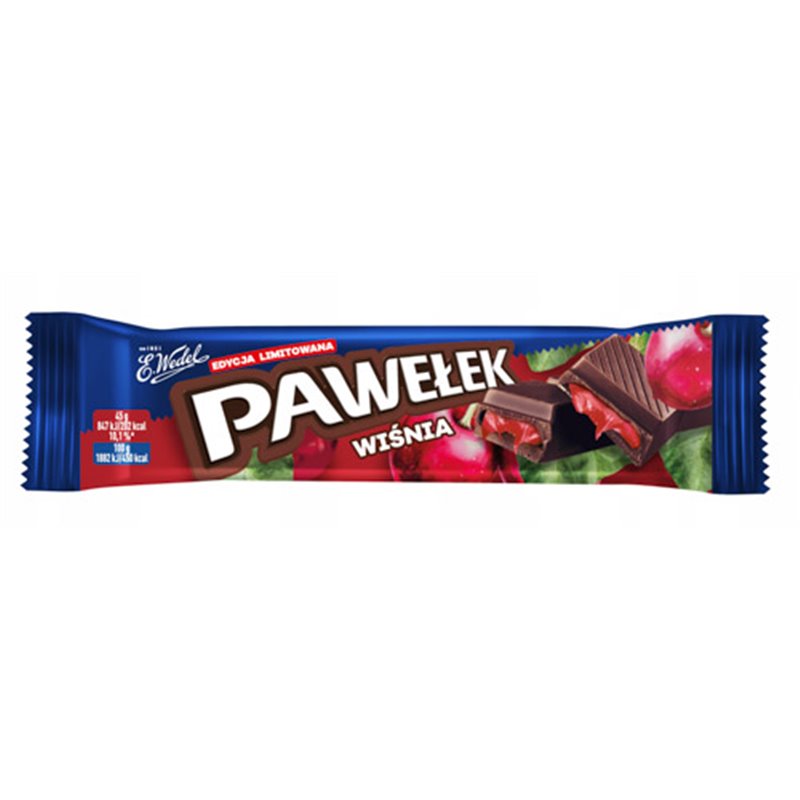 WEDEL BATON PAWEŁEK WIŚNIA 45g