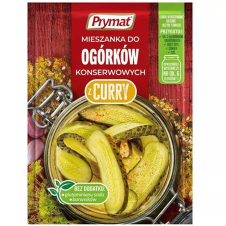 PRYMAT MIESZANKA DO OGÓRKOW KONSERWOWYCH CURRY 40g