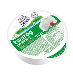 MLEKPOL SER TWARÓG MAZURSKI PÓŁTŁUSTY 4% 275g