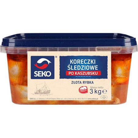 SEKO ŚLEDZ KORECZKI PO KASZUBSKU ~2,5kg/3kg