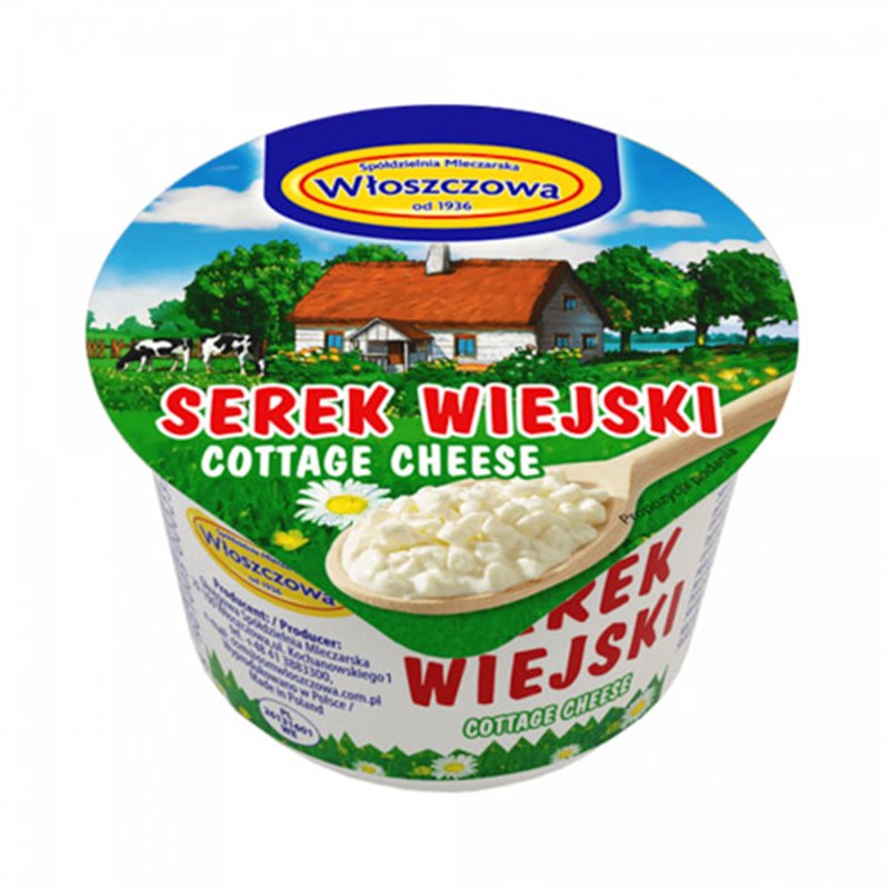 WŁOSZCZOWA SEREK WIEJSKI 200g