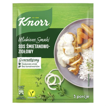 KNORR SOSIE ŚMIETANOWO-ZIOŁOWYM 29g