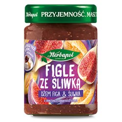 HERBAPOL DŻEM FIGA I ŚLIWKA 280g