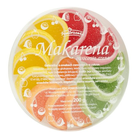POMORZANKA MAKARENA GALARETKA OWOCOWA 200g