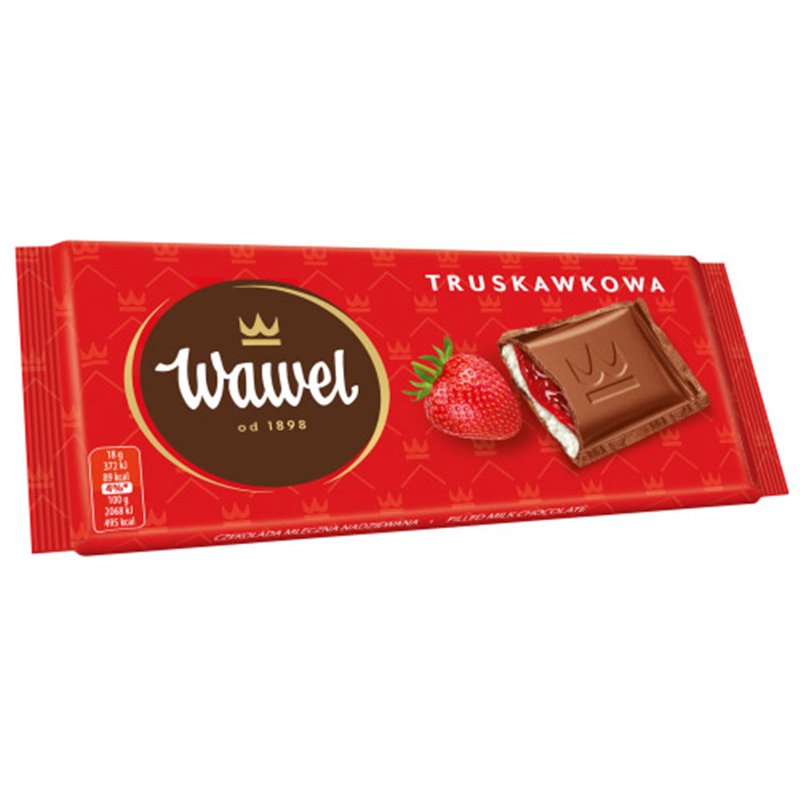 WAWEL CZEKOLADA TRUSKAWKOWA 90g