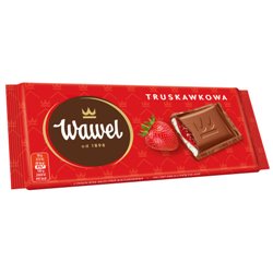 WAWEL CZEKOLADA TRUSKAWKOWA 90g