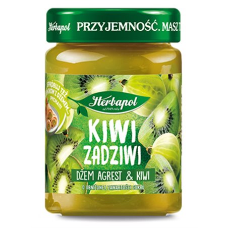 HERBAPOL DŻEM KIWI I AGREST 280g