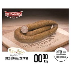 NIK-POL KIEŁBASA DROBIOWA ZE WSI ~1,4KG