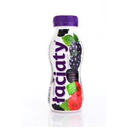 MLEKPOL JOGURT PITNY JEŻYNA MALINA BEZ LAKTOZY 250g