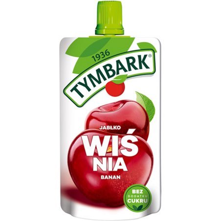 TYMBARK SOK MUS WIŚNIA JABŁKO BANAN 120g